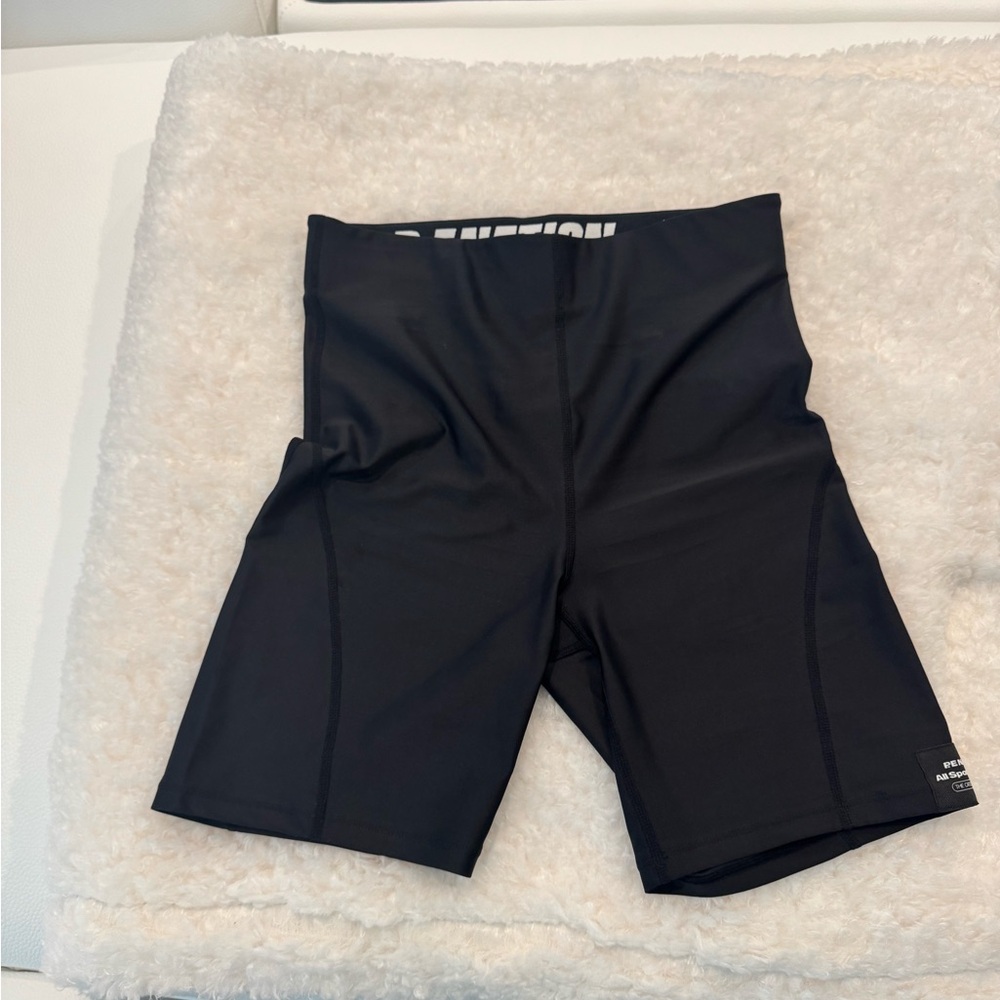 P.E Nation Title Game Bike Shorts- Black
